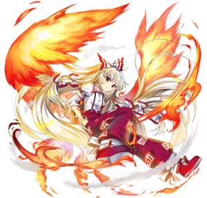 This is the Avatar Image for the Fujiwara no mokou (Touhou lostword) AI Voice and Text to Speech Generator